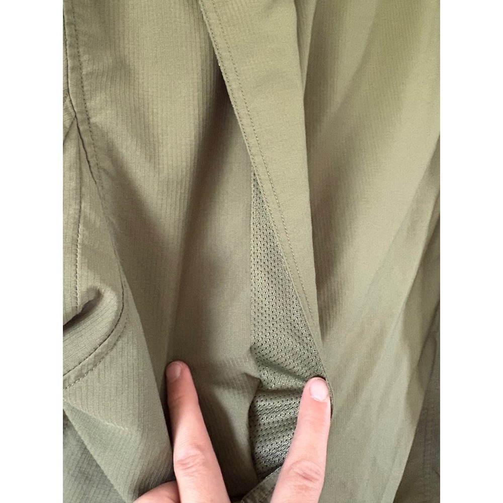 Duluth Trading Co Mens Large Olive Green Ripstop Long Sleeve Fishing Work Shirt - Picture 7 of 7